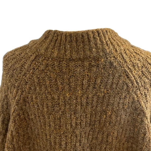 Universal Thread Mock Neck Cable Knit Sweater Women’s Sz 1X Camel Brown NEW - Picture 8 of 10